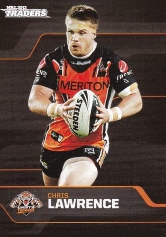 2013 NRL Traders Common Card - Base 186 Chris Lawrence Wests Tigers