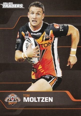 2013 NRL Traders Common Card - Base 188 Tim Moltzen Wests Tigers