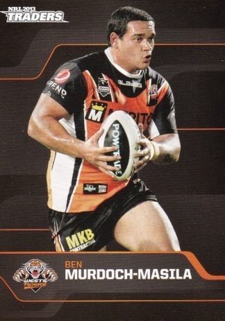 2013 NRL Traders Common Card - Base 189 Ben Murdoch-Masila Wests Tigers