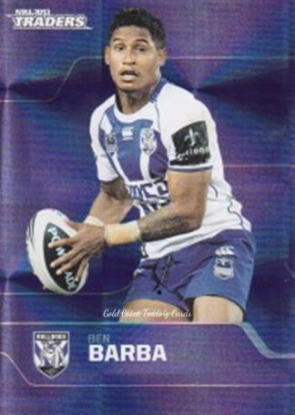 2013 NRL Traders Parallel - PS013 Ben Barba Canterbury Bulldogs