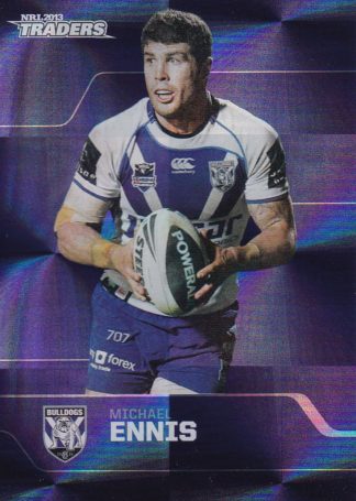 2013 NRL Traders Parallel - PS015 Michael Ennis Canterbury Bulldogs
