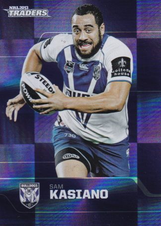 2013 NRL Traders Parallel - PS019 Sam Kasiano Canterbury Bulldogs