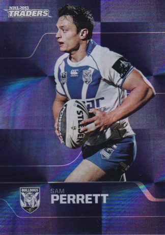 2013 NRL Traders Parallel - PS021 Sam Perrett Canterbury Bulldogs