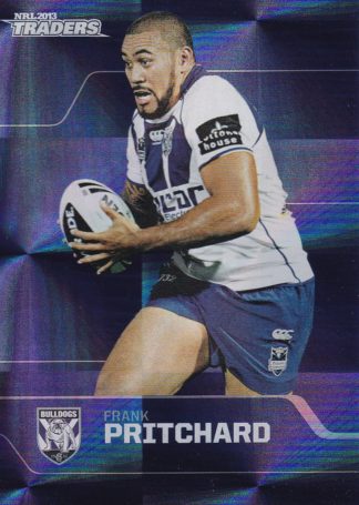2013 NRL Traders Parallel - PS022 Frank Pritchard Canterbury Bulldogs