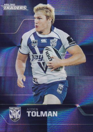 2013 NRL Traders Parallel - PS024 Aiden Tolman Canterbury Bulldogs