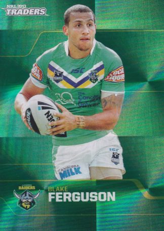 2013 NRL Traders Parallel - PS029 Blake Ferguson Canberra Raiders