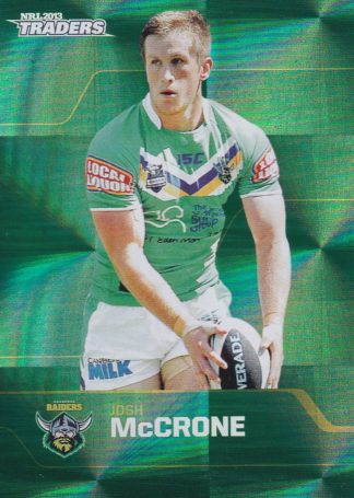 2013 NRL Traders Parallel - PS031 Josh McCrone Canberra Raiders