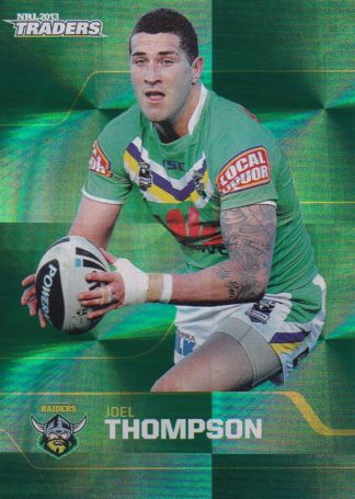2013 NRL Traders Parallel - PS035 Joel Thompson Canberra Raiders