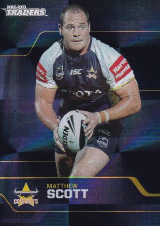 2013 NRL Traders Parallel - PS042 Matthew Scott North QLD Cowboys