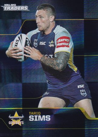 2013 NRL Traders Parallel - PS044 Tariq Sims North QLD Cowboys