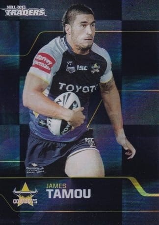 2013 NRL Traders Parallel - PS045 James Tamou North QLD Cowboys