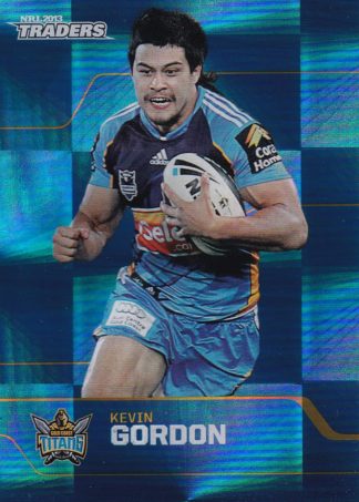 2013 NRL Traders Parallel - PS052 Kevin Gordon Gold Coast Titans