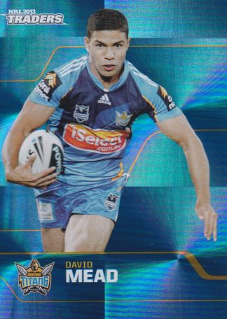 2013 NRL Traders Parallel - PS055 David Mead Gold Coast Titans