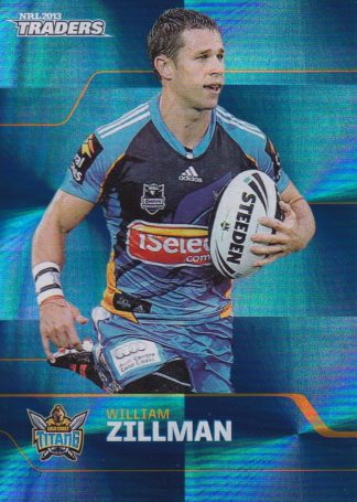 2013 NRL Traders Parallel - PS060 William Zillman Gold Coast Titans