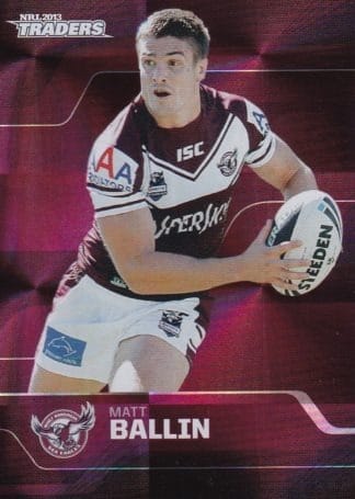 2013 NRL Traders Parallel - PS061 Matt Ballin Manly Sea Eagles