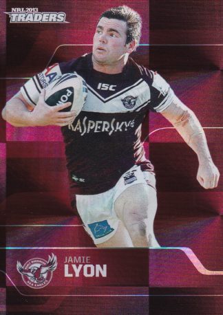 2013 NRL Traders Parallel - PS066 Jamie Lyon Manly Sea Eagles