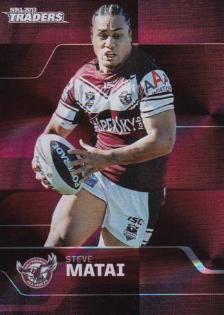 2013 NRL Traders Parallel - PS067 Steve Matai Manly Sea Eagles