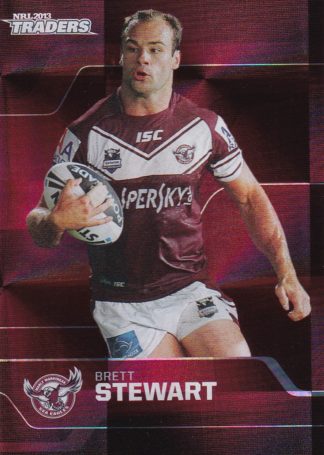 2013 NRL Traders Parallel - PS069 Brett Stewart Manly Sea Eagles