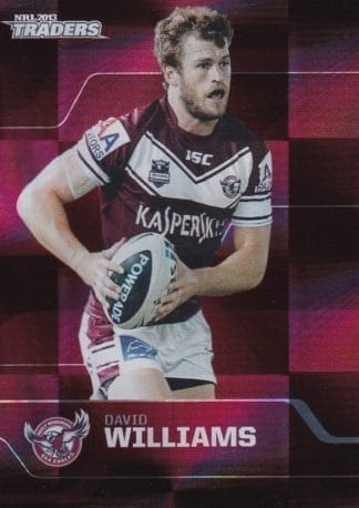 2013 NRL Traders Parallel - PS072 David Williams Manly Sea Eagles
