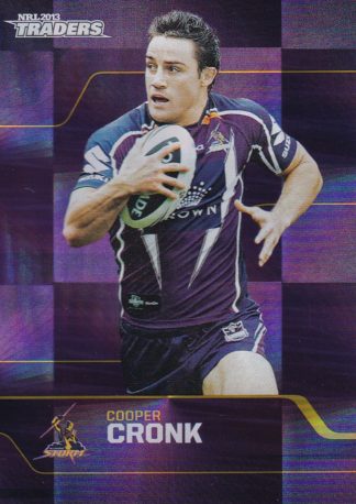 2013 NRL Traders Parallel - PS074 Cooper Cronk Melbourne Storm