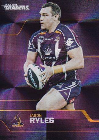 2013 NRL Traders Parallel - PS081 Jason Ryles Melbourne Storm