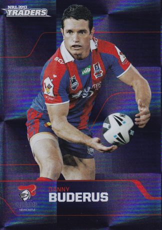 2013 NRL Traders Parallel - PS086 Danny Buderus Newcastle Knights
