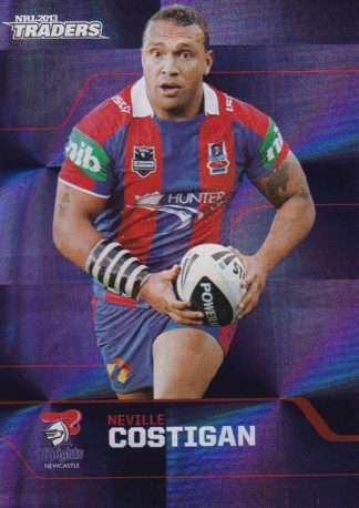 2013 NRL Traders Parallel - PS087 Neville Costigan Newcastle Knights