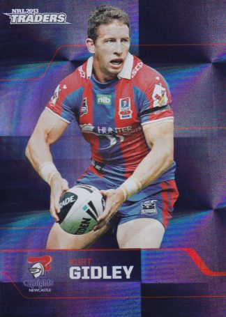 2013 NRL Traders Parallel - PS088 Kurt Gidley Newcastle Knights