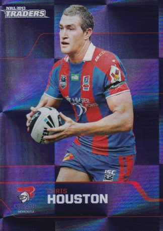 2013 NRL Traders Parallel - PS089 Chris Houston Newcastle Knights