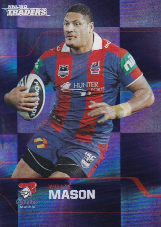 2013 NRL Traders Parallel - PS090 Willie Mason Newcastle Knights
