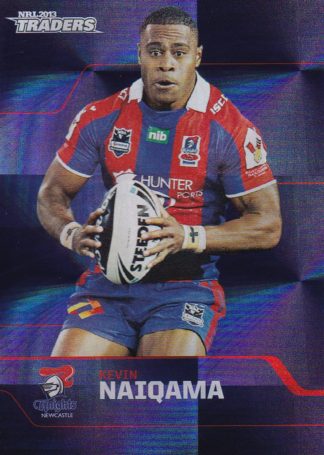 2013 NRL Traders Parallel - PS093 Kevin Naiqama Newcastle Knights