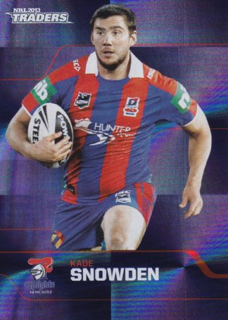 2013 NRL Traders Parallel - PS094 Kade Snowden Newcastle Knights
