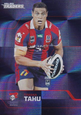 2013 NRL Traders Parallel - PS095 Timana Tahu Newcastle Knights