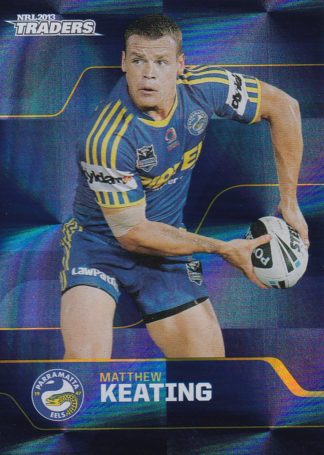 2013 NRL Traders Parallel - PS099 Matthew Keating Parramatta Eels