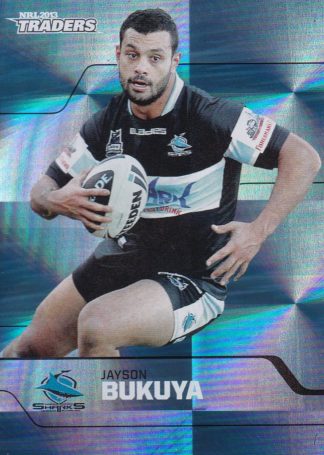 2013 NRL Traders Parallel - PS121 Jayson Bukuya Cronulla Sharks