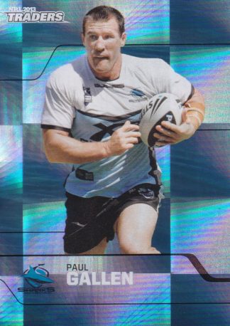 2013 NRL Traders Parallel - PS125 Paul Gallen Cronulla Sharks