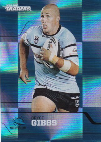 2013 NRL Traders Parallel - PS127 Bryce Gibbs Cronulla Sharks