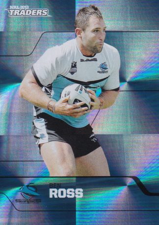 2013 NRL Traders Parallel - PS132 Ben Ross Cronulla Sharks