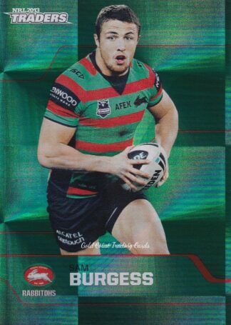2013 NRL Traders Parallel - PS134 Sam Burgess South Sydney Rabbitohs