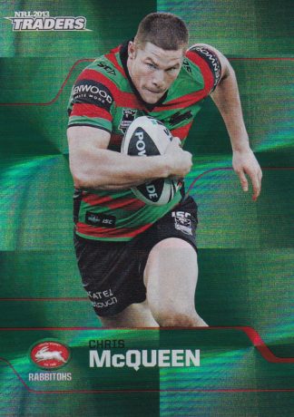 2013 NRL Traders Parallel - PS141 Chris McQueen South Sydney Rabbitohs