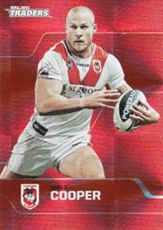 2013 NRL Traders Parallel - PS145 Matt Cooper St George Dragons
