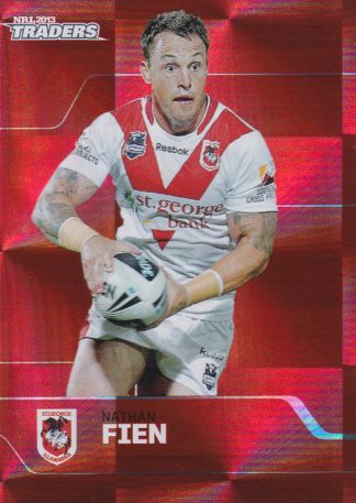 2013 NRL Traders Parallel - PS148 Nathan Fien St George Dragons