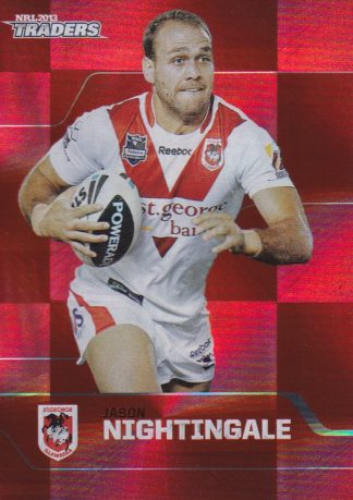 2013 NRL Traders Parallel - PS152 Jason Nightingale St George Dragons