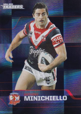 2013 NRL Traders Parallel - PS163 Anthony Minichiello Sydney Roosters