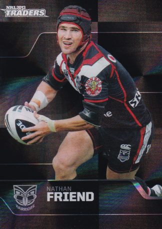 2013 NRL Traders Parallel - PS169 Nathan Friend Warriors