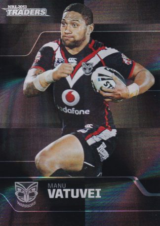 2013 NRL Traders Parallel - PS180 Manu Vatuvei Warriors