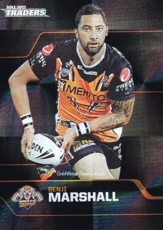2013 NRL Traders Parallel - PS187 Benji Marshall Wests Tigers