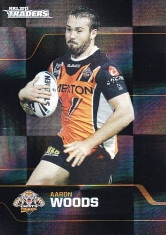 2013 NRL Traders Parallel - PS192 Aaron Woods Wests Tigers