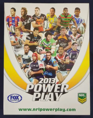 2013 NRL Power Play Album With Full Set - All 278 Cards