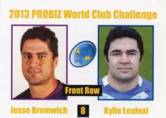 2013 World Cup Challenge - Card 08 Jesse Bromwich & Kylie Leuluai